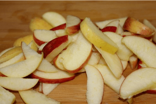 Reduce calorie content with apples